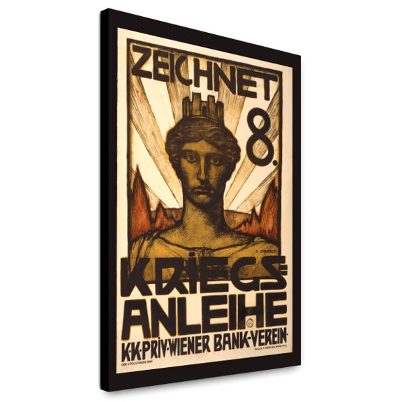 Canvas Print: Zeichnet 8. Kriegsanleihe, 1917