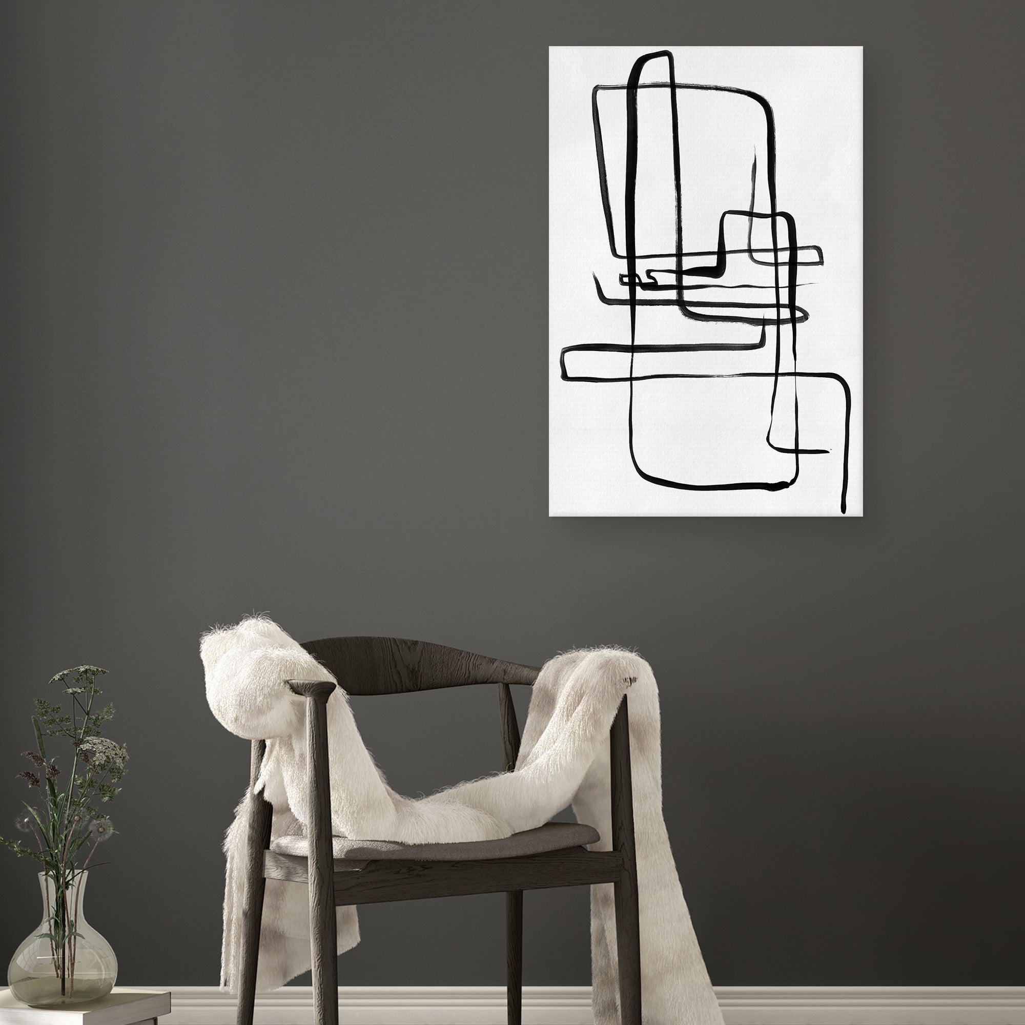 Scribbles II by Studio Arts Canvas Art Print