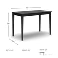 thumbnail image 4 of Ashley Furniture Kimonte Engineered Wood Rectangular Dining Table in Dark Brown, 4 of 22