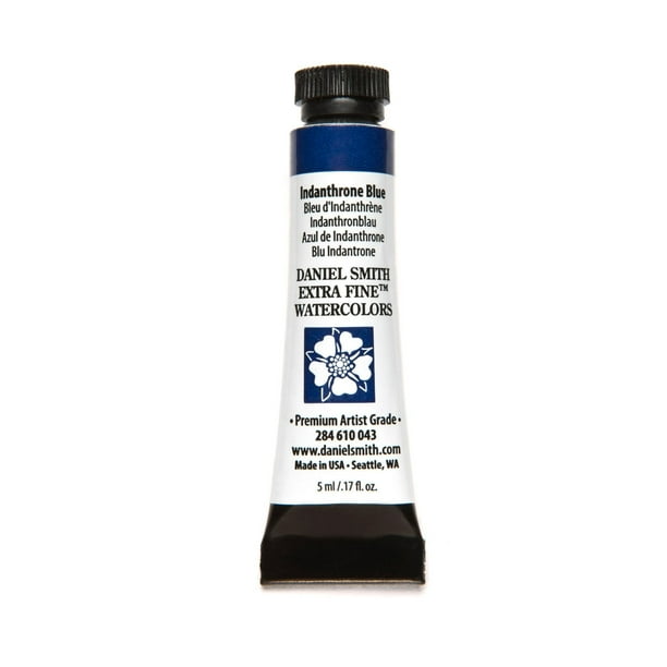Pintura Daniel Smith, acuarela extrafina, 5 ml, color azul indantrono