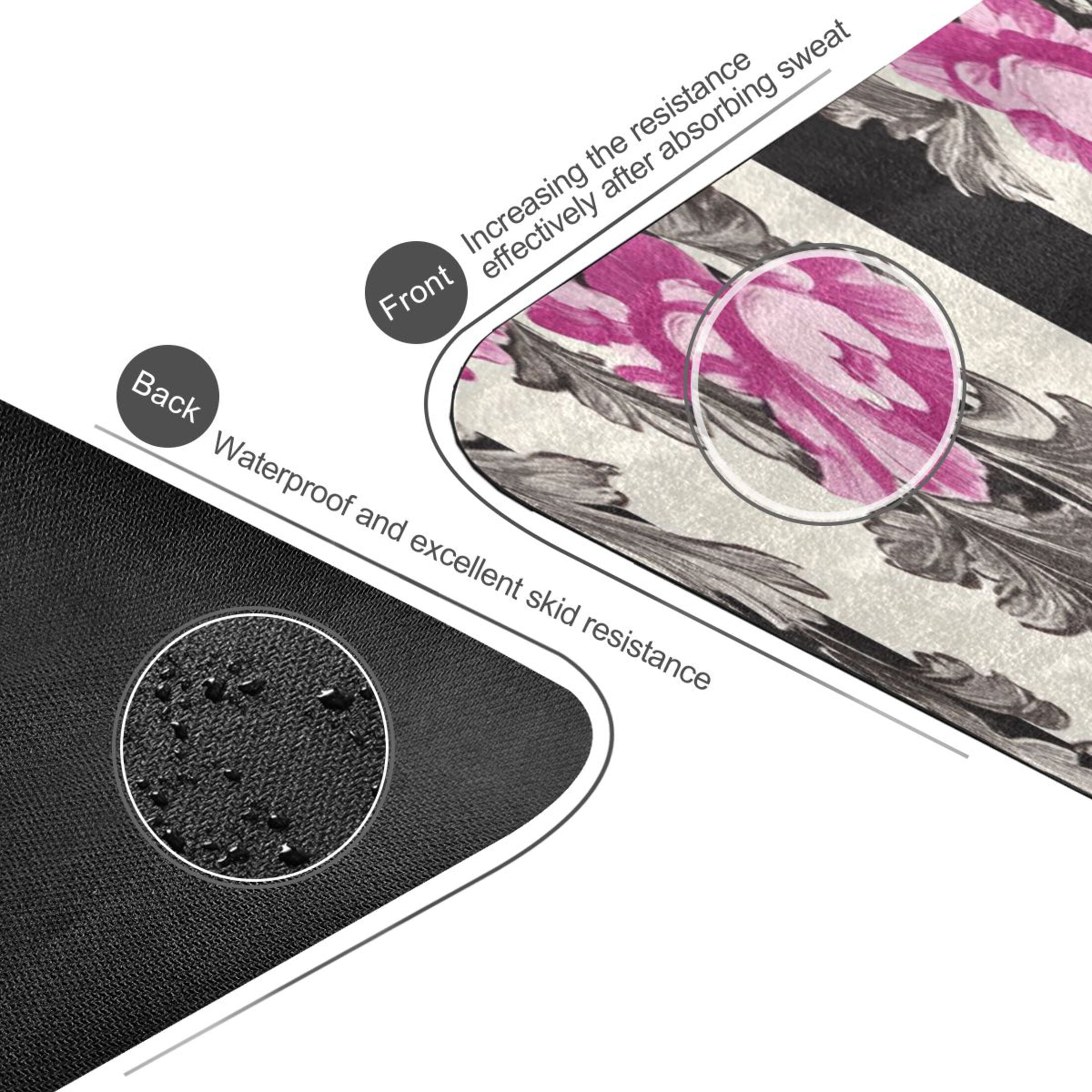 BZSMCE Yoga Mat Women Floral Crown Fitness Mat