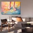 thumbnail image 6 of Abstract Art Modern Decorative Painting Feet Framed Canvas Poster Bedroom Decor Sports Landscape Office Room Decor Gift,Frame-style,08x12inch(20x30cm), 6 of 8