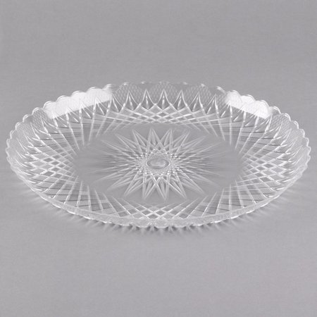 

12 Platter Pleasers Scalloped Tray Clear 70/PK