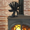 thumbnail image 3 of Soplador de chimenea ecológico con diseño de hoja mejorado, ventilador para chimenea, ventilador caliente circulante negro, 3 of 5