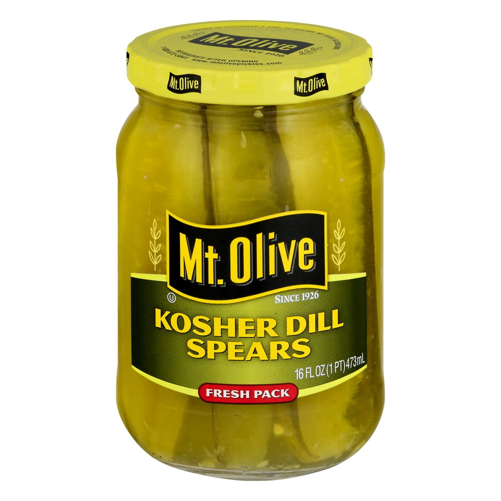 Mt. Olive Kosher Dill Spears Pickles, 16 fl oz