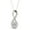 White, variant on 3/8 Carat Natural Diamond Heart Shape Pendant Necklace In 14K Yellow Gold With 17" Chain