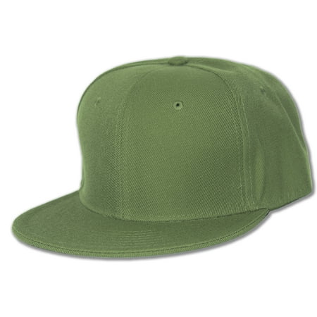 Flat Bill Baseball - Blank Flat Bill Baseball Hat