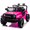 Pink, variant on Funride 24V 4WD Ride on Toys with Dump Truck, 2 Seater 6-Wheel UTV Car , Dump Truck w/ Remote Control , Bluetooth Music & Storie, Black