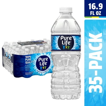 Pure Life Purified Water, 16.9 fl oz, 35 Pack Plastic Bottles