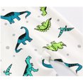 thumbnail image 4 of Pijama de bebé de 2 piezas, de algodón, para niños y niñas, de manga larga, con dinosaurios de colores, para recién nacidos de 0 a 2 meses, 4 of 4