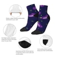 thumbnail image 6 of Bingfone Eggplant Design Patterned Men'S Women'S Casual Cotton Socks, 6 of 9