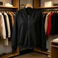 thumbnail image 7 of Sevevn Women's Casual Zip Up Bomber Jacket Lightweight Long Sleeve Sweatshirt Coat Crew Neck Loose Fit Outerwear with Pockets Fashion Fall Spring Jacket, 7 of 7