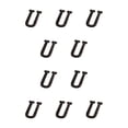thumbnail image 1 of Advancent Letras de metal Números de casa Decoración de puerta fácil de instalar No es fácil de desvanecer Amplia aplicación B17--U B17--U 10Conjunto, 1 of 6