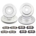 thumbnail image 5 of Front Rear Brake Discs Rotors Ceramic Pads For Honda Odyssey 2011 2012 2013 2014, 5 of 5