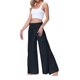 thumbnail image 2 of SAYOO Pantalones de Pierna Ancha para Mujer, Casual, Sueltos, de Color sólido, Cintura Fruncida, Vendaje, Cintura Elástica, Pantalones Femeninos SAYOO  Moda, 2 of 5