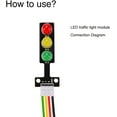 thumbnail image 4 of 6 Pieces Mini Traffic Light Display Module, 5V 5mm LED Display Board Module for Traffic System Model, Compatible with Arduino Raspberry Pi, 4 of 5