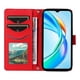 thumbnail image 2 of For Honor X5b X5b Plus Wallet Case Rhombus Leather Phone Cover - Green, 2 of 5