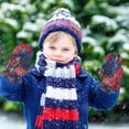 thumbnail image 6 of Colorful Macaws in Foliage Witch Cauldron Pattern Cold Weather Mittens Cozy Gloves with Adjustable Fit Perfect for Outdoor Fun, 6 of 7