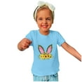 thumbnail image 4 of piuwrlz Easter outfits Short Tops Sleeve Shirts for Girls Boy Printed Round Neck Tops Shirt Undershirts Sky Blue Size 13 Years, 4 of 4