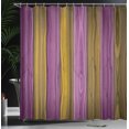 thumbnail image 3 of Ambesonne Rustic Shower Curtain, Cottage Cabin Life Print Art, 69"Wx70"L, Purple Fawn, 3 of 4