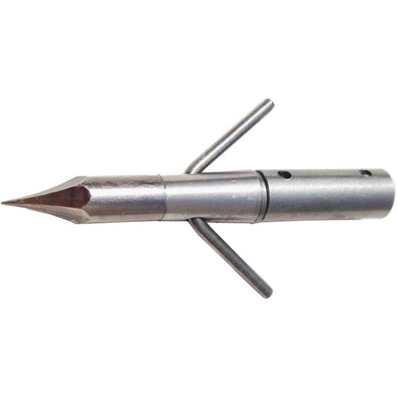 GPP 6PK Bowfishing Arrow Point Broadheads Removeable Head with Washer