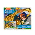 thumbnail image 4 of Melissa & Doug Safari Social Jumbo Jigsaw Floor Puzzle (24 pcs, 2 x 3 feet) - FSC Certified, 4 of 10