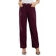 thumbnail image 3 of Pantalones de color puro, pantalones de cintura alta para mujer, pantalones casuales, pantalones con cierre de cremallera, características mejoradas, 3 of 7