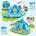 thumbnail image 7 of Inflatable Water Slide with Dual Slides and Large Splash Pool and Carry Bag (with 584W Blower), 7 of 7