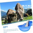 thumbnail image 5 of Automatic Drinking Fountain Bowls for Animals - Plastic Blue Sheep and Pet Water Bowl, 2L Capacity, Automatic Refill System, 5 of 5