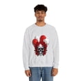 thumbnail image 4 of Skull Blood Roses Red Balloons Unisex Heavy Blend™ Crewneck Sweatshirt, 4 of 7
