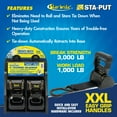 thumbnail image 4 of Star Brite Heavy-Duty Retractable Transom Tie Downs For Boat Trailers - 2in x 4ft - 2-Pack, 4 of 4