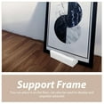 thumbnail image 3 of WHAMVOX Floor Mirror Support Stand 10 Inch Wood Full Length Dressing Mirror Bracket Display Mount Display Support Base For Large Mirrors Home Picture Frame White, 3 of 8
