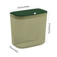 thumbnail image 3 of Plastic Laundry Basket with Lid for Dirty Clothes Storage Ventilated Bathroom Hamper, 3 of 6