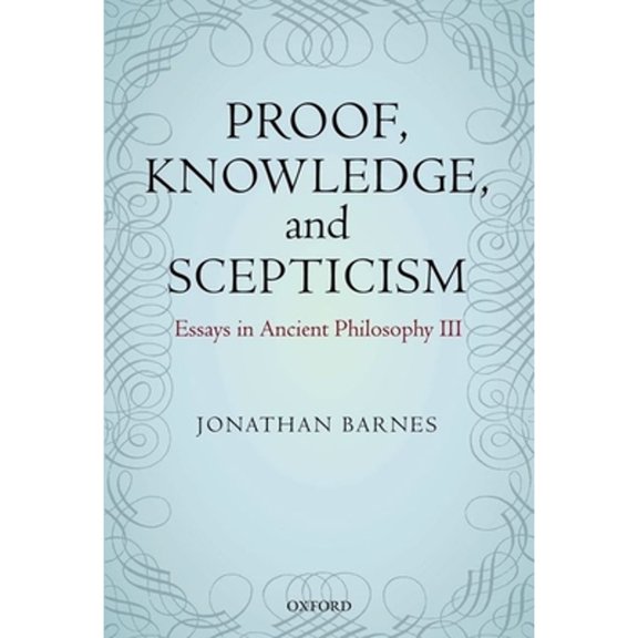 Proof, Knowledge, and Scepticism, (Hardcover)