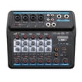 thumbnail image 1 of Mezclador de audio Baoblaze Mezclador de audio 6 canales pantalla digital LED Bluetooth 48V Power, 1 of 8