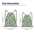 thumbnail image 2 of Sikiie Green Cute Avocado Drawstring Backpack Drawstring Bags, Draw String Back Bag for Sports, Gym, Travel, Swimming, Beach-Small, 2 of 6
