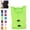 Green, variant on Bisitoy Life Jackets for Adults, 1 Piece Double Buckle Portable Foldable Buoyancy Vest
