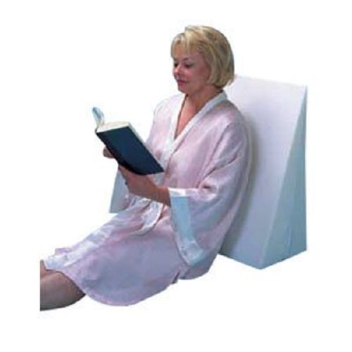 Hermell Products Positioner Support Slant Bed Wedge 23' x 21' x 7' Blue, Poly/Cotton, Freestanding