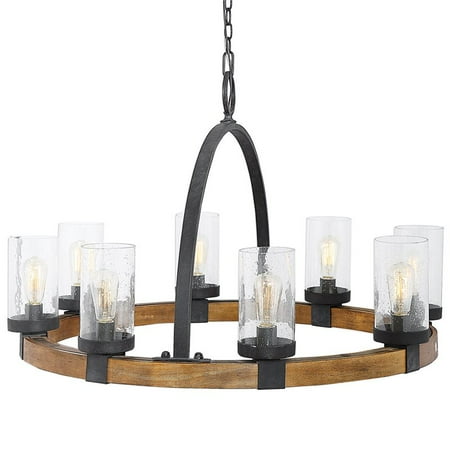 

Bowery Hill 8 Light Wagon Wheel Chandelier in Weathered Bronze