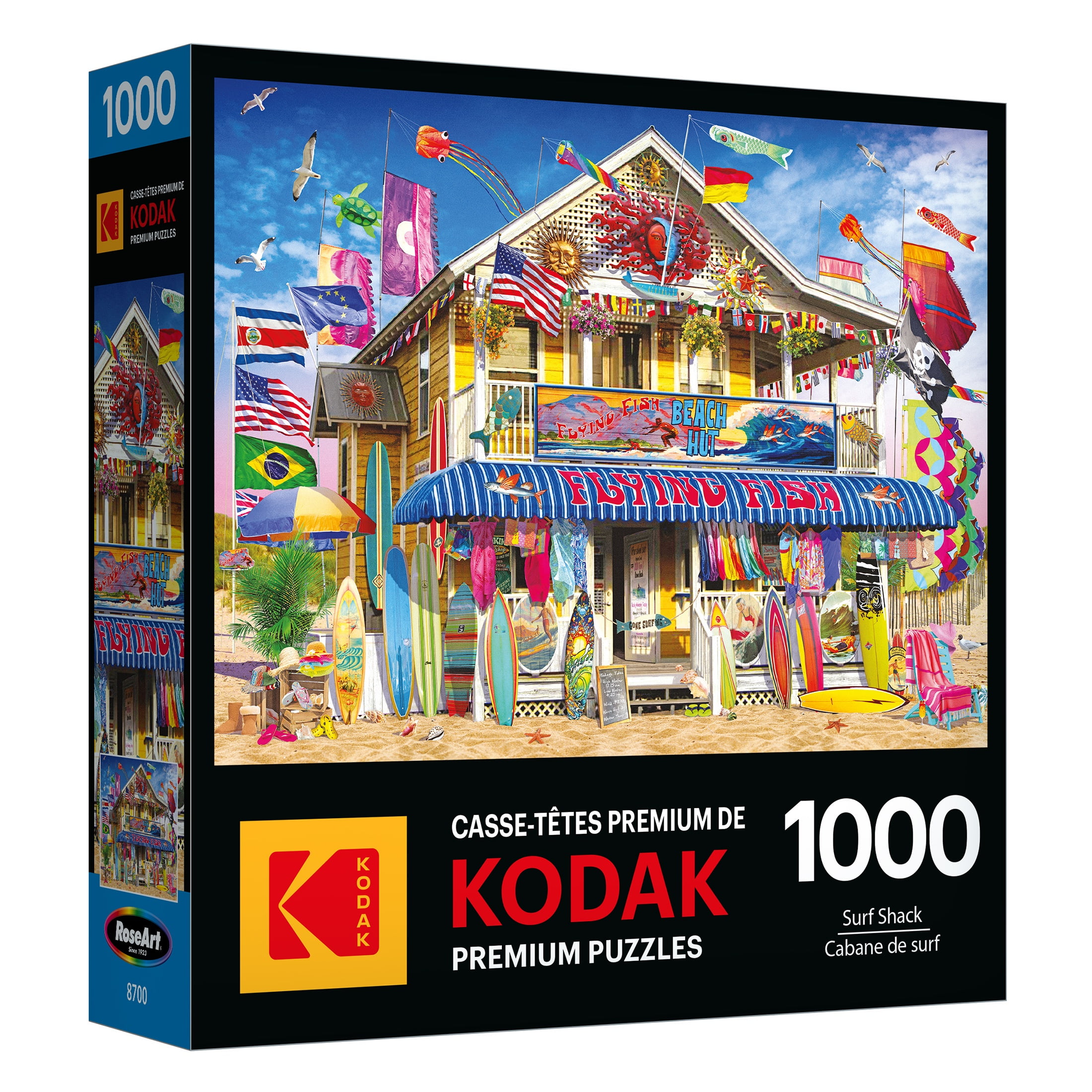 RoseArt Kodak 1000-Piece Surf Shack Adult Interlocking Jigsaw Puzzle