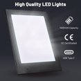 thumbnail image 5 of WeChef LED Backlit Menu Holder Cover Single Panel Fits 8"x11" Paper for Nightclubs Restaurants Hotels Cafes, 5 of 9