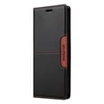 thumbnail image 2 of Leather For Google Pixel 10a 6.3-inch Case , RFID Blocking,Flip Color blocking Wallet Leather Case With Cash Holder Magnetic Closure Shockproof Kickstand Protective Phone Cases Cover,Black, 2 of 10
