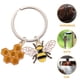 thumbnail image 3 of GOOHOCHY Lindo abeja abeja abeja llavero colgante colgante colgante de llave creativa colgante de bolsas, 3 of 8