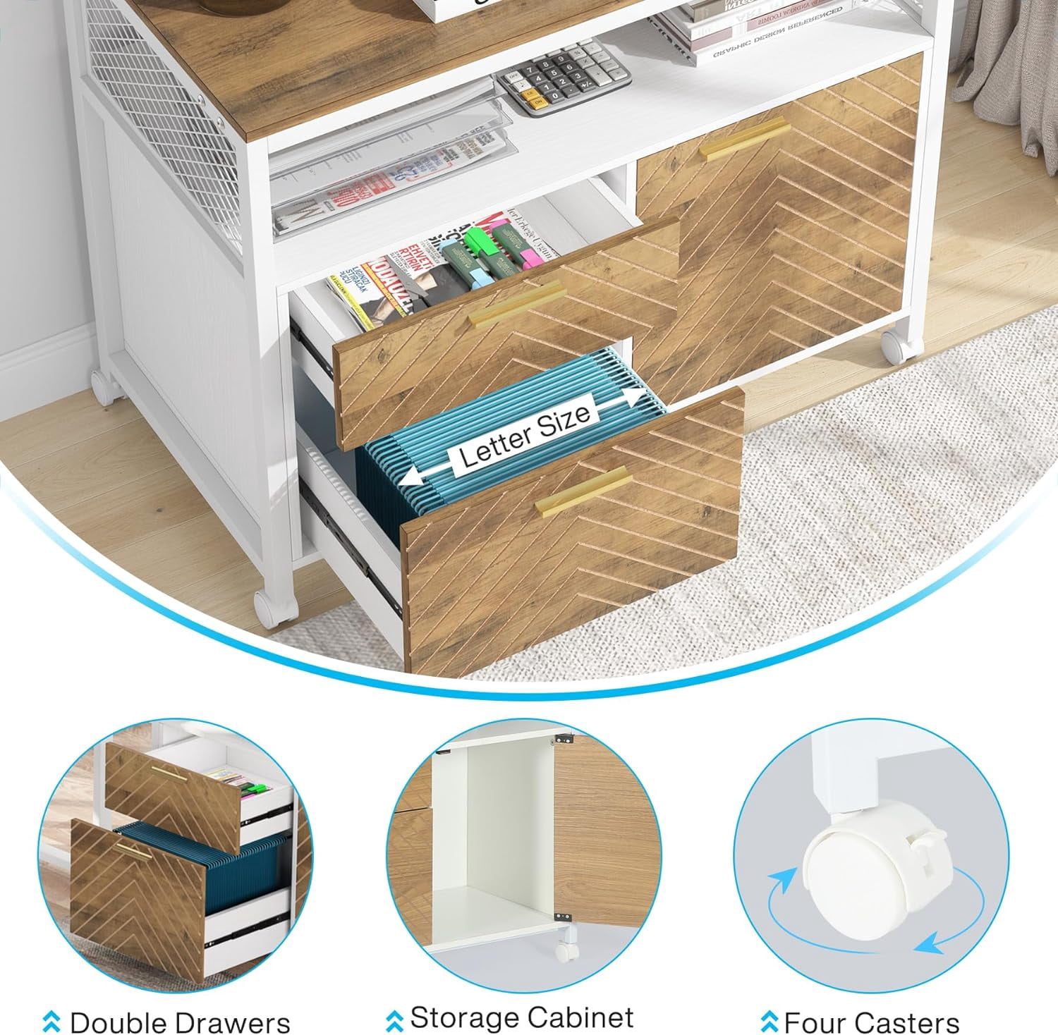 Tribesigns Adult L-Shaped Collection Versatile and Sturdy Home Office Desk, White