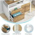 thumbnail image 5 of Tribesigns Adult L-Shaped Collection Versatile and Sturdy Home Office Desk, White, 5 of 6