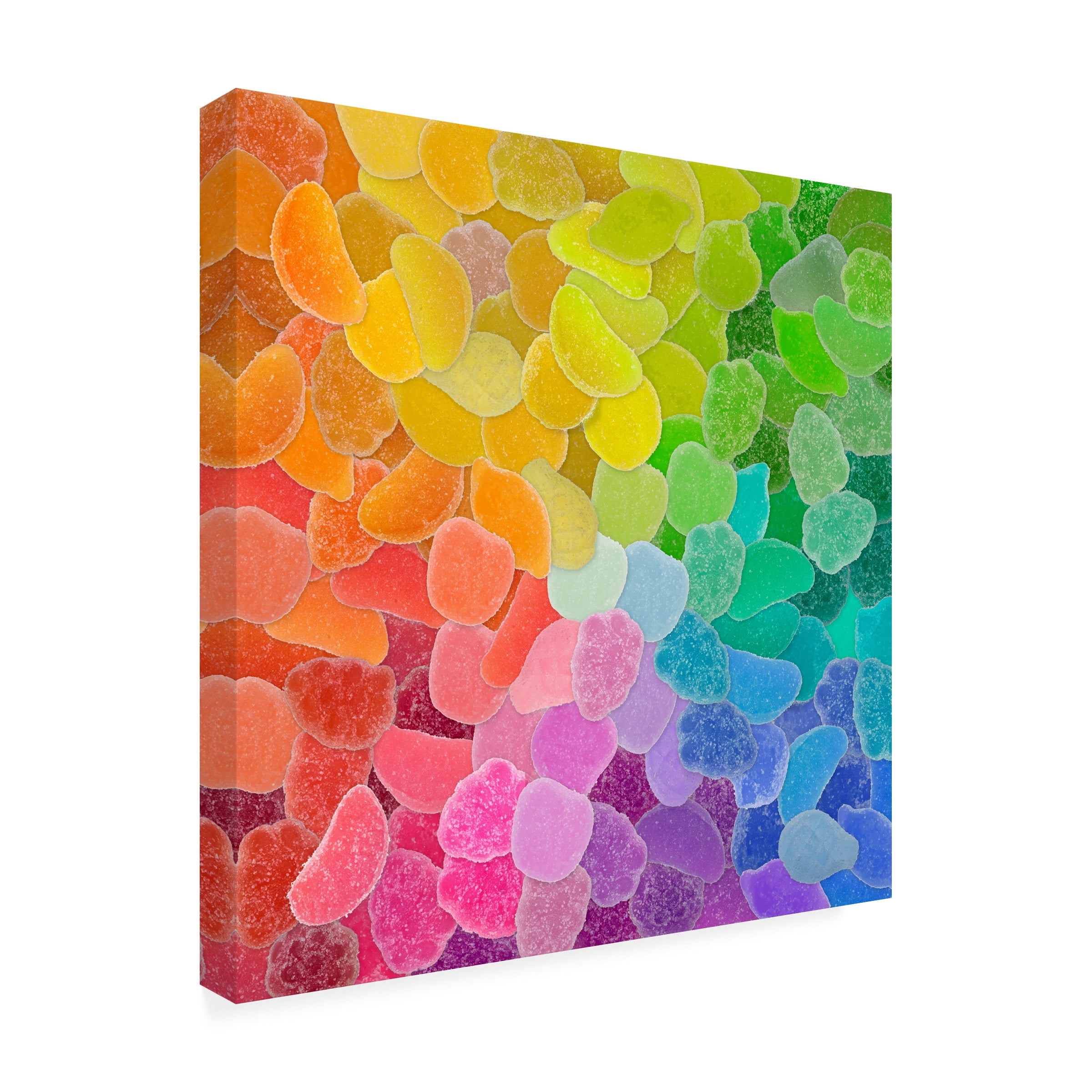 Cora Niele 'Rainbow Candy Pile' Canvas Art