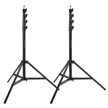 Flashpoint 2x Pro Air-Cushioned Heavy-Duty Light Stand (Black, 9.5')
