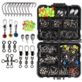 thumbnail image 3 of pitrice Fishing Tackles Set Universal Replacing Fittings Outdoor Swivels Snaps Sliders Angling Kit Accessories with Storage Box 160pcs, 3 of 7
