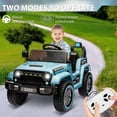 thumbnail image 2 of 2024 New Kids Electric Car, 12V Ride on Car with Remote Control, Spring Suspensions, Ride on Toy Car with 3 Speeds, LED Lights, Music, MP3, Kids' Electric Vehicles Gift for Boys Girls, 2 of 8