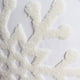 thumbnail image 3 of Lienzo suave de 18 x 18 cm, estilo copo de nieve navideño de invierno, algodón y lino bordado, 3 of 4